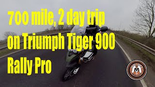 700 mile 2 day trip on Triumph Tiger 900 Rally Pro [upl. by Daveta]