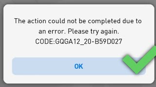 THE ACTION COULD NOT BE COMPLETED DUE TO AN ERROR PES 2021 MOBILE  HOW TO FIX ERROR CODE PES 2021 [upl. by Laud]