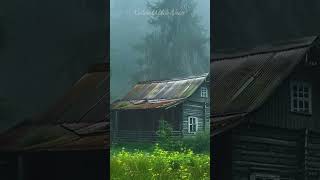 RAIN SOUNDS in FOREST rain sleep rainsounds rainandthundersoundsforsleeping shorts relaxing [upl. by Aran]