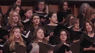 Hatikvah by David Burger sung by Zamir Chorale and Zamir Noded at Merkin Concert Hall [upl. by Flavia]