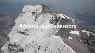 Aconcaguas summit shot with a drone [upl. by Hauge]