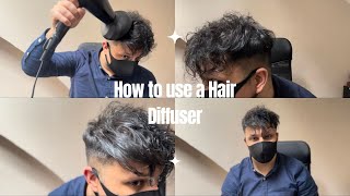 WHY you need a Hair Diffuser Mens Hair [upl. by Serg991]