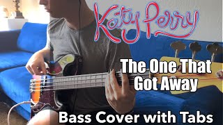 Katy Perry  The One That Got Away Bass Cover WITH TABS [upl. by Anerev686]