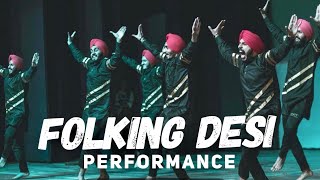 Bhangra  FOLKING DESI at TAUR  Best of 2018  Punjabi Superhits 2018 [upl. by Aynwat948]