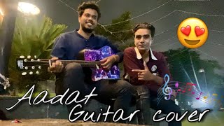 AadatAtif Aslam Acoustic Guitar cover ITZ SHUBHAM [upl. by Ahsemo]