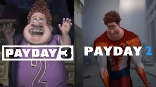 Snotty boy glow up meme but its PAYDAY [upl. by Trevethick]