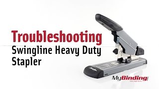 Troubleshooting the Swingline Heavy Duty Stapler [upl. by Ecnav417]