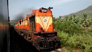 Nagercoil Express  Train No 16335  Gandhidham to Nagercoil Junction  Indian Railway  Honking [upl. by Past]