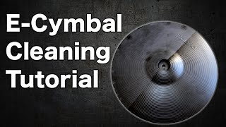 Edrum cymbal cleaning [upl. by Hosfmann]