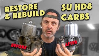 SU HD8 Carburettor  Rebuild amp Restoration [upl. by Pentheam]