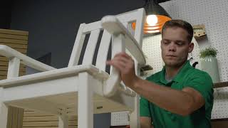 POLYWOOD Vineyard Dining Arm Chair Assembly Video [upl. by Abisha]