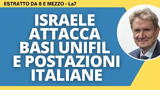 Israele attacca basi Unifil e postazioni italiane in Libano  il commento di Lucio Caracciolo [upl. by Haidadej]