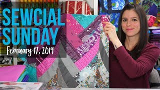 Sewcial Sunday  Demo How to Quilt Fabric for a Bag [upl. by Alicea33]