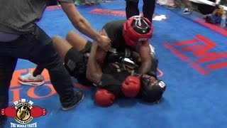 MAYWEATHER SPAR WARS HEATED SPARRING SESSION WILL CLEMONS VS CHRISTIAN [upl. by Ycnalc]