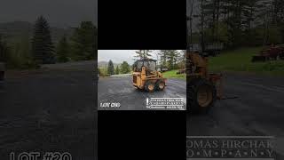 1628 Tractors Skid Steer Roll Back  Lot 20 1980s Case 1835B Skid Steer [upl. by Llehcim]