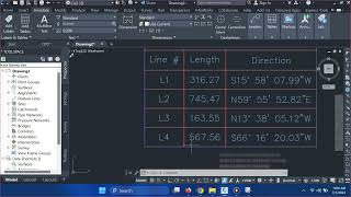 How to creating tag tables in AutoCAD Civil 3D [upl. by Serene697]