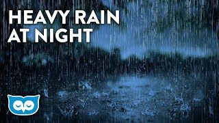 Heavy Rain Sounds At Night With No Thunder  2 Hours Rainstorm  Heavy Rain Sounds for Sleeping [upl. by Dent]