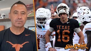 Steve Sarkisian Talks Arch Mannings Decision To Stay At Texas  81924 [upl. by Marylee801]