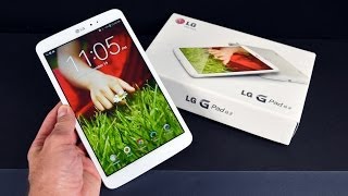 LG G Pad 83 Unboxing amp Review [upl. by Ayifa]