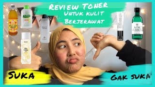 Review beberapa toner untuk kulit yang berjerawat dan sensitiv skin [upl. by Turmel]