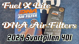 FuelX Lite and DNA stage 2 air filters for 2024 Svartpilen 401 [upl. by Vitalis]