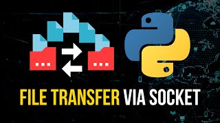 File Transfer via Sockets in Python [upl. by Einnov]