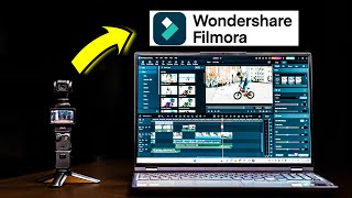 BEST FREE EDITING SOFTWARE FOR DJI OSMO POCKET 3 IN 2024 COLORGRADING WITH WONDERSHARE FILMORA 13 [upl. by Arikal513]