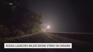 Russia launches major missile and drone attack targeting Ukraines infrastructure [upl. by Raine564]