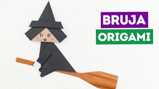 🧙 Cómo hacer Brujitas para Halloween de papel muy fáciles [upl. by Royden79]