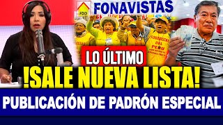 FONAVI LO ÚLTIMO 2024 PAGO DE REINTEGRO SALE NUEVA LISTA PUBLICACIÓN DE PADRÓN ESPECIAL ANUNCIO [upl. by Renard101]