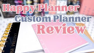 Unboxing and Reviewing the NEW Custom Planner from Happy Planner [upl. by Aissert]