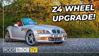 BMW Z3 Wheel Upgrade  Going to 18quot Z4 Wide Setup [upl. by Yedorb]