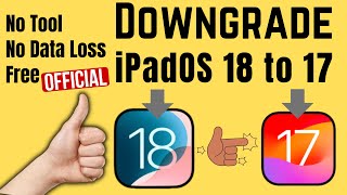 How to Downgrade iPadOS 18 to iPadOS 17 Without Data Loss [upl. by Haroved791]