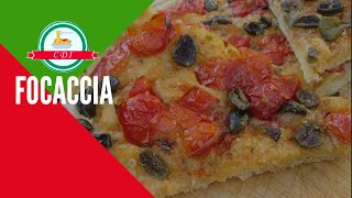 Como fazer Focaccia italiana [upl. by Manoop]