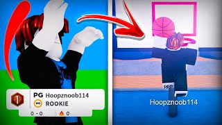 I Pretended To be A Noob And This Happened Roblox Hoopz [upl. by Adnilak]