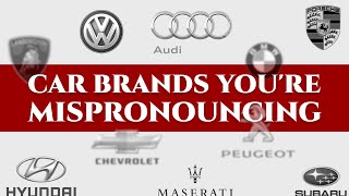 23 Luxury Car Brands Youre Mispronouncing How to Pronounce Mercedes Benz Jaguar Bugatti amp More [upl. by Roth]