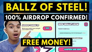 BALLZ OF STEEL AIRDROP 100 CONFIRMED AIRDROPq HOW TO CONNECT WALLET IN BALLZ OF STEEL [upl. by Einittirb988]