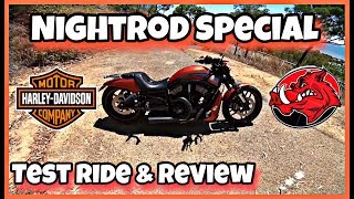 Night Rod Special Test Ride amp Review SKIDPIG [upl. by Etnoid36]