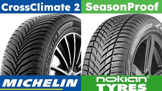 Michelin CrossClimate 2 vs Nokian SeasonProof [upl. by Aneeras]