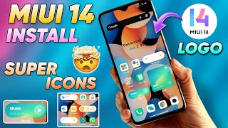 INSTALL MIUI 14 SUPER ICONS IN MIUI 13 WITHOUT ROOT 🔥 ALSO ADD ON NEW WIDGET AND MIUI 14 LOGO UPDATE [upl. by Neelloc]