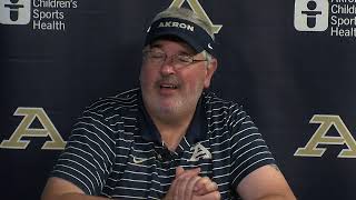 2023 Akron Zips Football  Weekly Press Conference with Joe Moorhead  10223 [upl. by Eimaral]