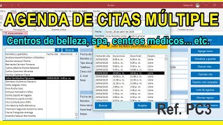 Agenda de citas múltiple PC3 [upl. by Oremor382]
