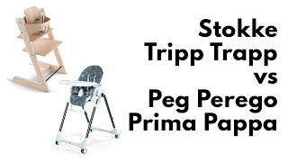 StokkeTripp Trapp vs Peg Perego Prima Pappa  Best High Chair 2020  Bambi Baby Review [upl. by Ariek]