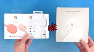 Chromecast HD4K vs Google TV Streamer Whats the difference [upl. by Eseret]