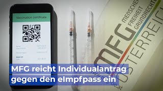 MFG reicht Individualantrag gegen den eImpfpass ein [upl. by Genevra170]