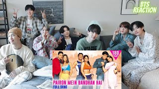 BTS REACTION l Pairon Mein Bandhan Hai  Full Song  Mohabbatein kawailife [upl. by Rockie]