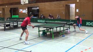 Tischtennis EcksteinPokalturnier Katzwang 2013 20Finale Malcherek vs Berr [upl. by Freeland]