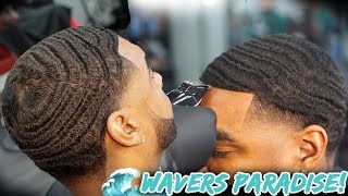 Must SEE THE BEST 360 WAVES HAIRCUT TUTORIAL [upl. by Ikim]