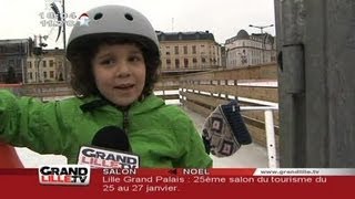 Noël  Une patinoire géante à Roubaix [upl. by Graehl243]