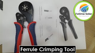 Ferrule Crimping Tool YE 166E  Use of Ferrule Crimping Tool for beginners  Review amp unboxing Urdu [upl. by Wivinia]